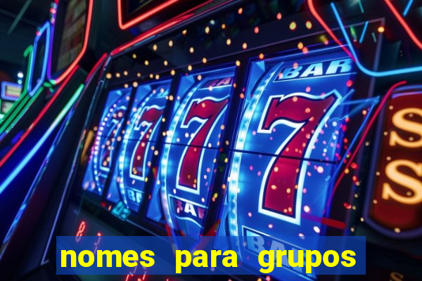 nomes para grupos de loteria no zap
